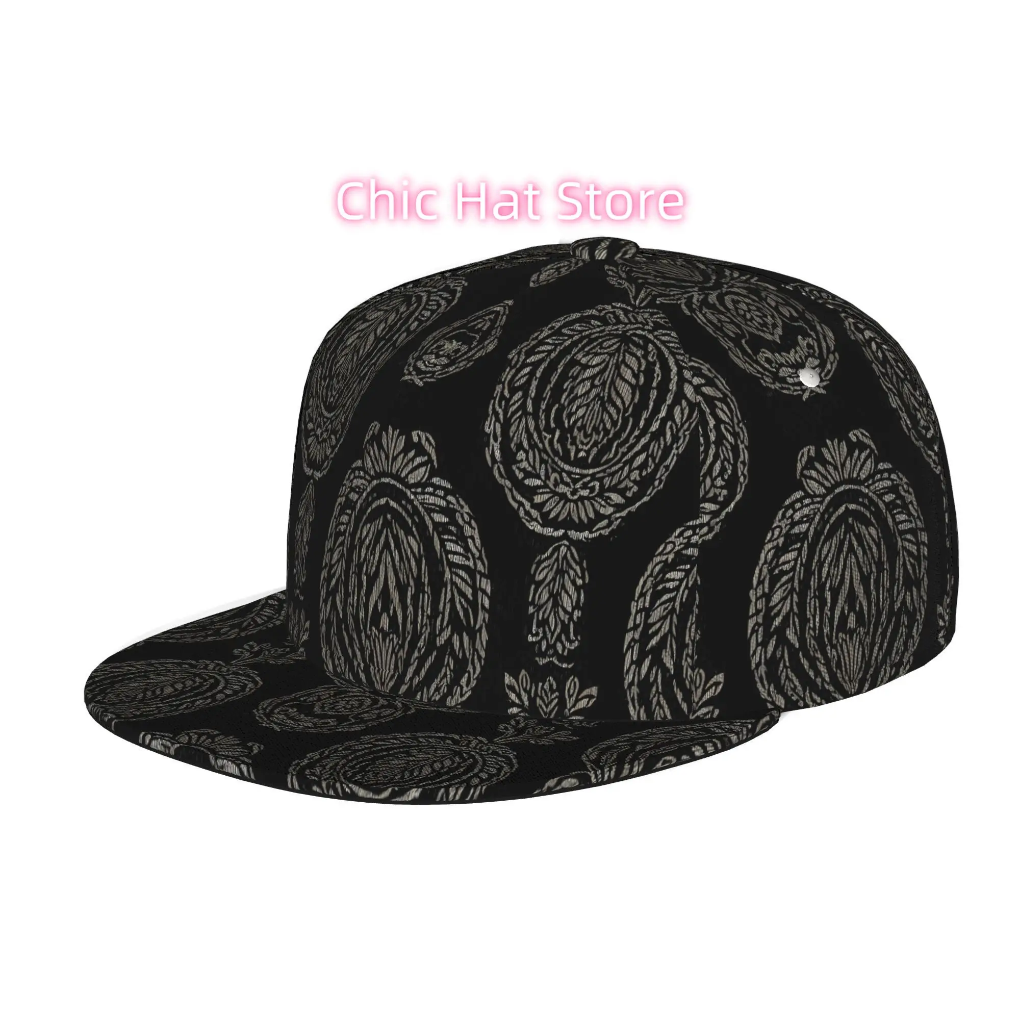 Men' & Women' Unisex Adjustable Snapback Trucker Hat - Soft Flat Brim Baseball Cap with 5-Panel, Machine Washable Suitable for S