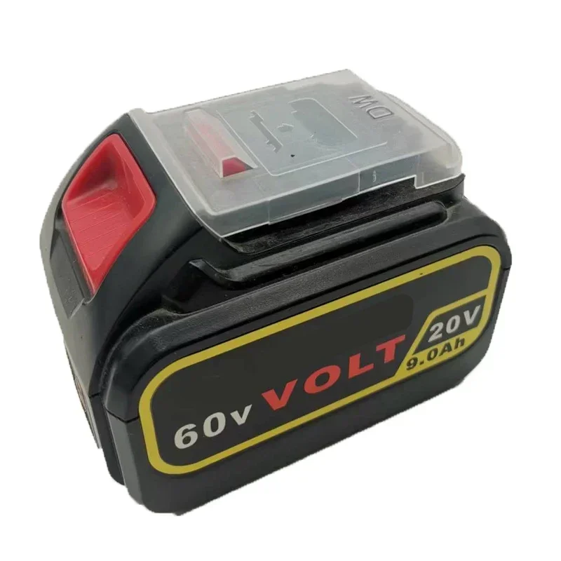 کے لیے XR 14.4V 18V 20V DCB140 DCB183 DCB206 FlexVolt 60V DCB609 Cap Sheath Shield Case کے لیے Dewalt کے لیے Li-ion بیٹری ڈسٹ کور