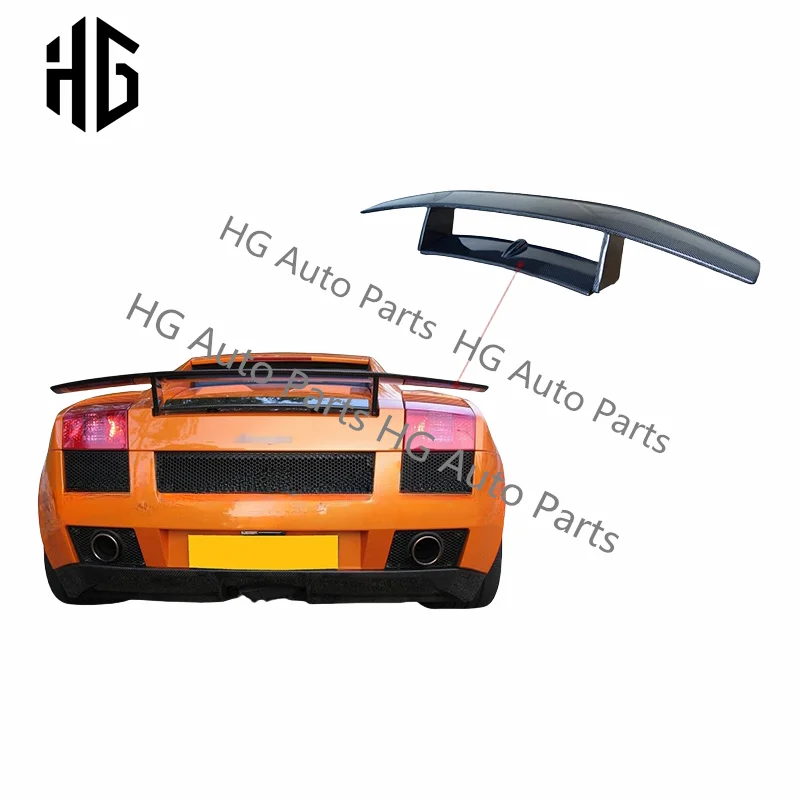 For Gallardo LP550-LP570 DMC Style Rear Spoiler Wing For Lamborghini Gallardo LP550 LP560 LP570 2007-2014Trunk Boot Lip Spoilers