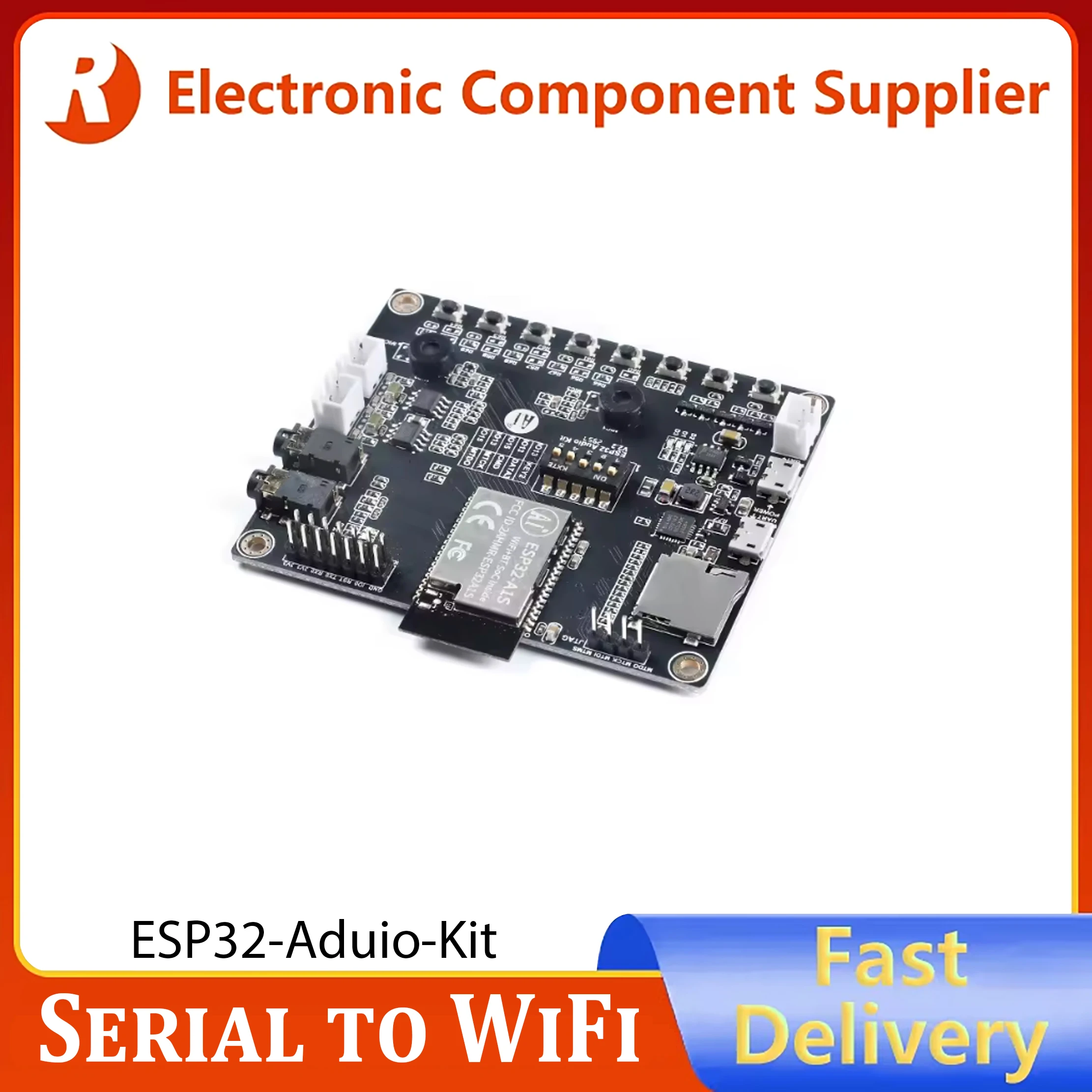 1pcs ESP32-Audio-Kit ESP32 Audio Development Board ESP32-Aduio-Kit Wireless Module Dual-core ESP32-A1S 8M Serial to WiFi