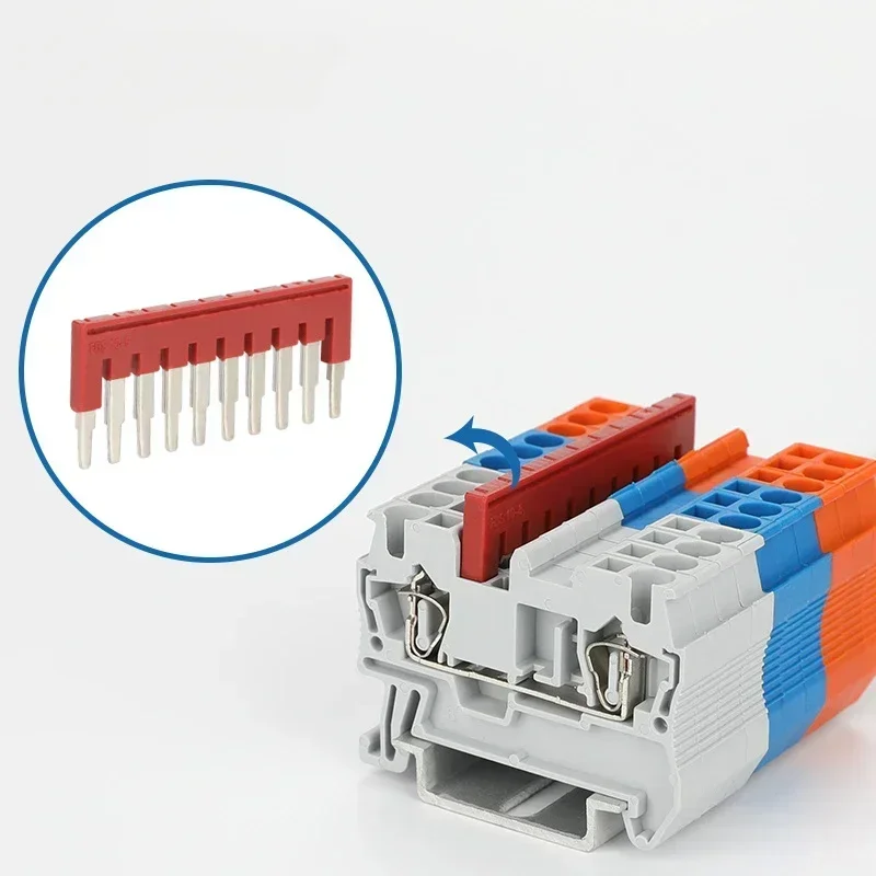 1PCS FBS 2-5 3-5 4-5 5-5 10-5Center contact Fixed Bridge Plug-in bridge for ST2.5 DIN Rail Terminal Blocks Accessories