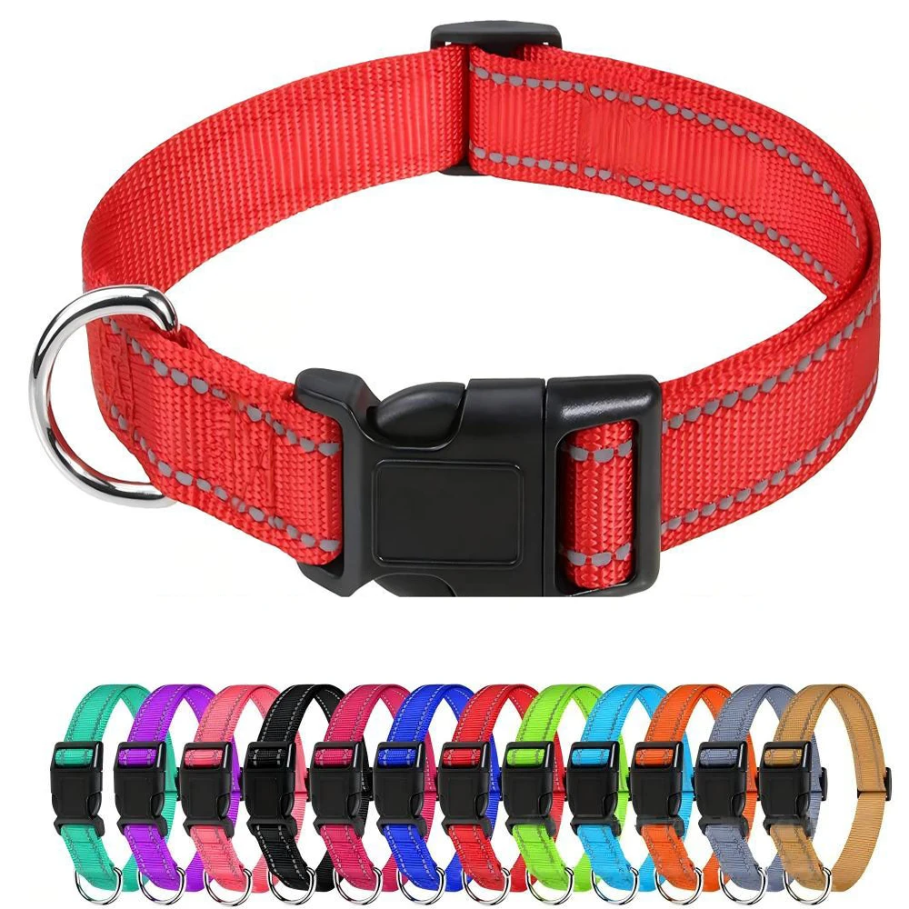 Reflective Pet Collar for Dogs and Cats, Night Safety Collar for Small & Medium Pets, Multiple Colors Available
