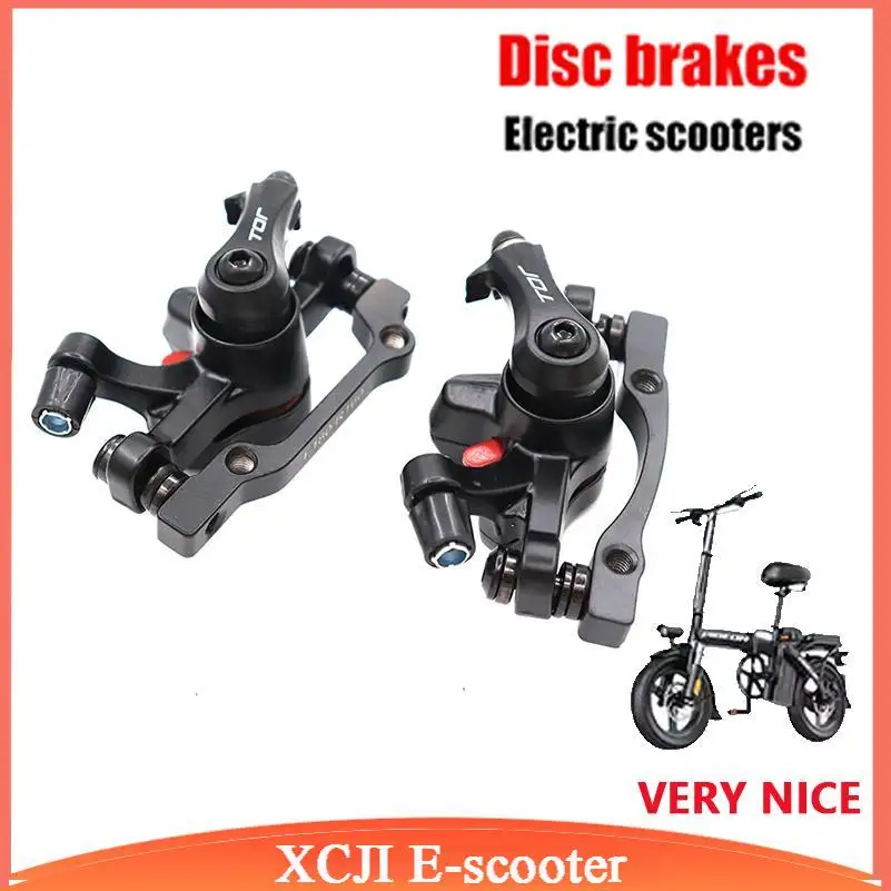 Bicycle Disc Brake Aluminum Alloy Mechanical Wire Pull Disc Brake Caliper MTB Brake Accessories Parts Riding Equipment