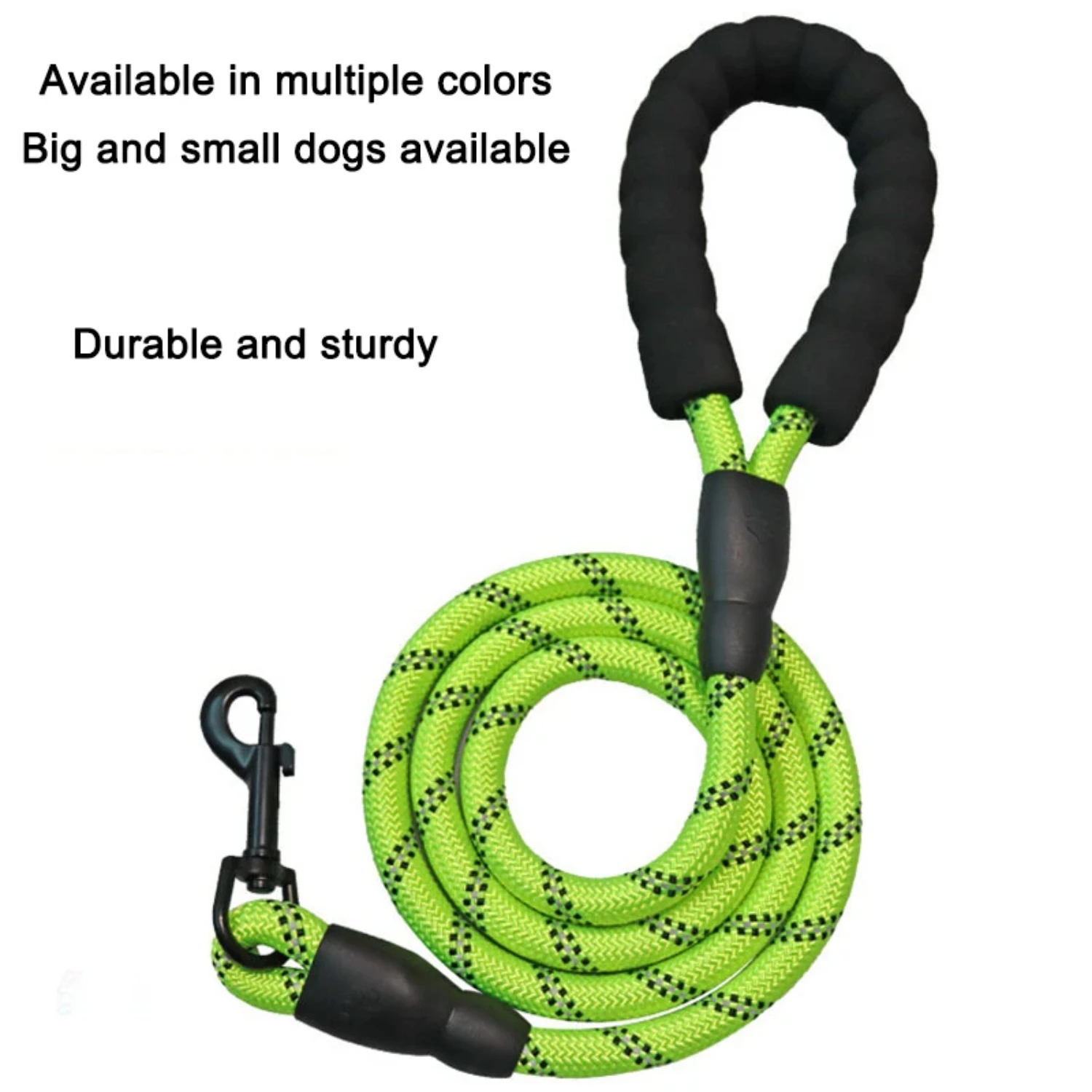 Pet Dog Reflective Towing Rope Dog Rope Dog Chain Round Rope Butler Hand Towing Strap