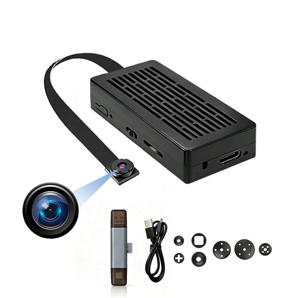 hit productSplit Cable Mini Digital Camcorder 20MP CMOS Sensor 90 Wide Angle Loop Recording Home Indoor Safety Camera Support Mi