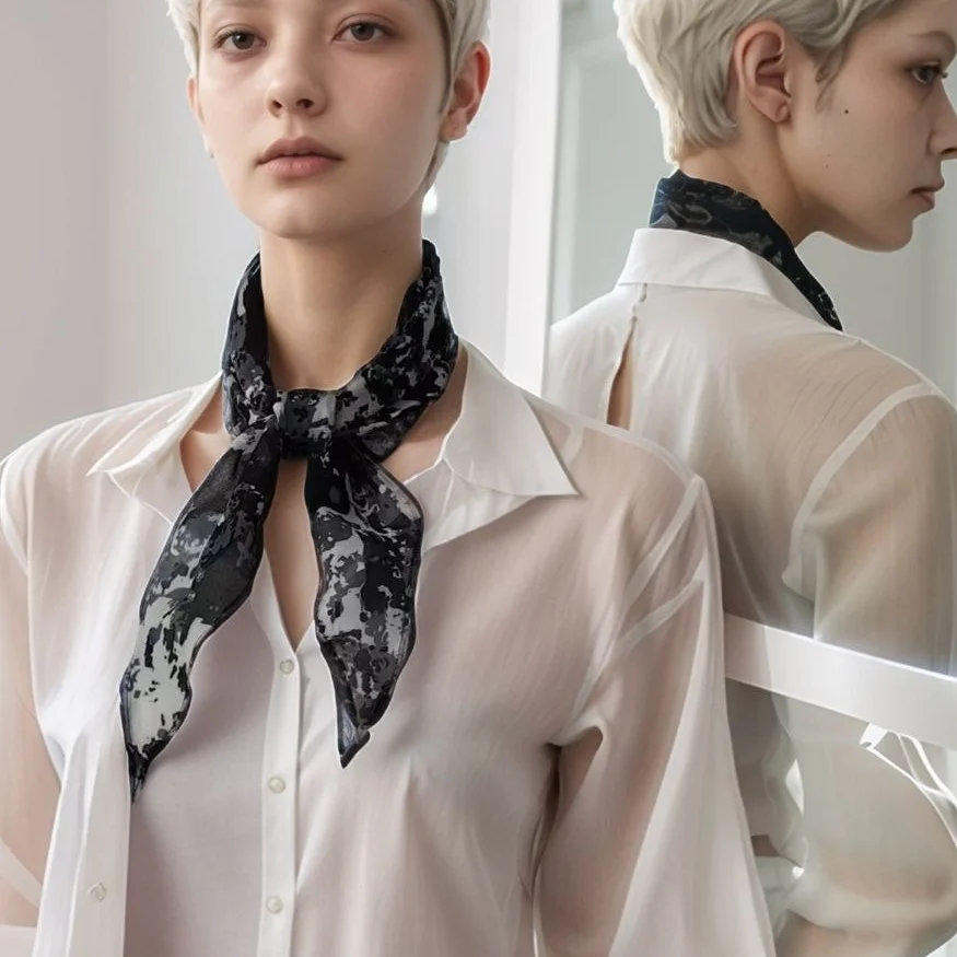 19 Farben Korea Schals Muffler Paisley-Druck Neues Rautenmuster-Design Voile Weicher Modischer Halstuch Schal – Detail 8