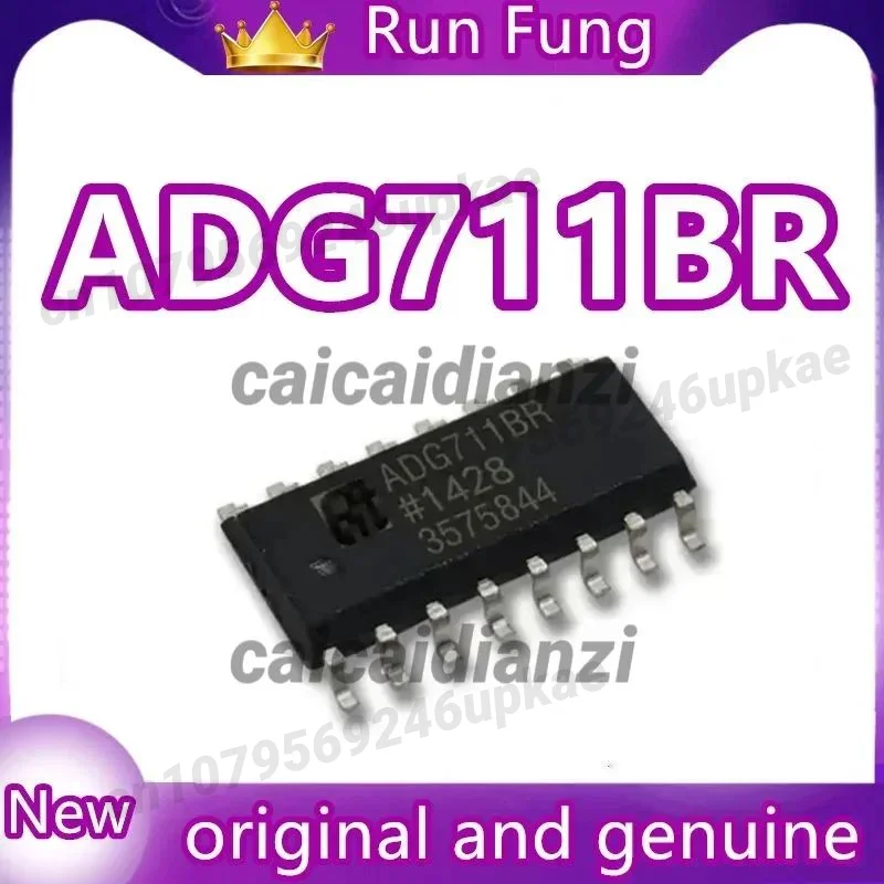 

ADG711BR ADG711 4 Circuit IC Switch 1:1 4Ohm 16-SOIC 10Pcs/Lot New Original