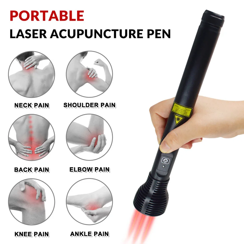 Powerful 1500mW 808nmx3 Red Light Laser Therapy At Home Stimulation Of Acupuncture Points Pen Treatment Arthritis Back Pain