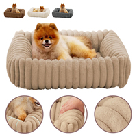 Pet Bed for Dog Winter Warm Sofa Pet Nest Comfortable Cat Mat Kitten House Removable Washed Small Breed Dog Bed Cat Accessories