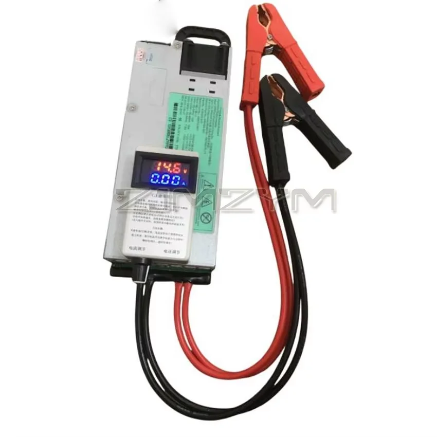 Caricabatterie 3-15V 60A/100A per Litio Ferro Fosfato, Litio Ternario, Batterie al Piombo-Acido, per Camper, con Corrente e Tensione Regolabili