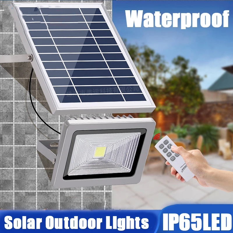 

LED Outdoors Solar Lights Induction Floodlight Aluminum Profile Lighting Villa Entrance Fence Roadside Courtyard Projection Lamp