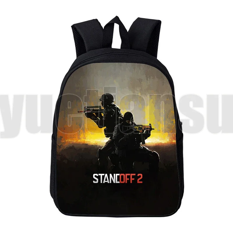 3D Print Standoff 2 Softback Schoolbags for Teenager Girl Anime Bookbag 12/16 Inch Bag Men Travelbags Laptop Shooting Game