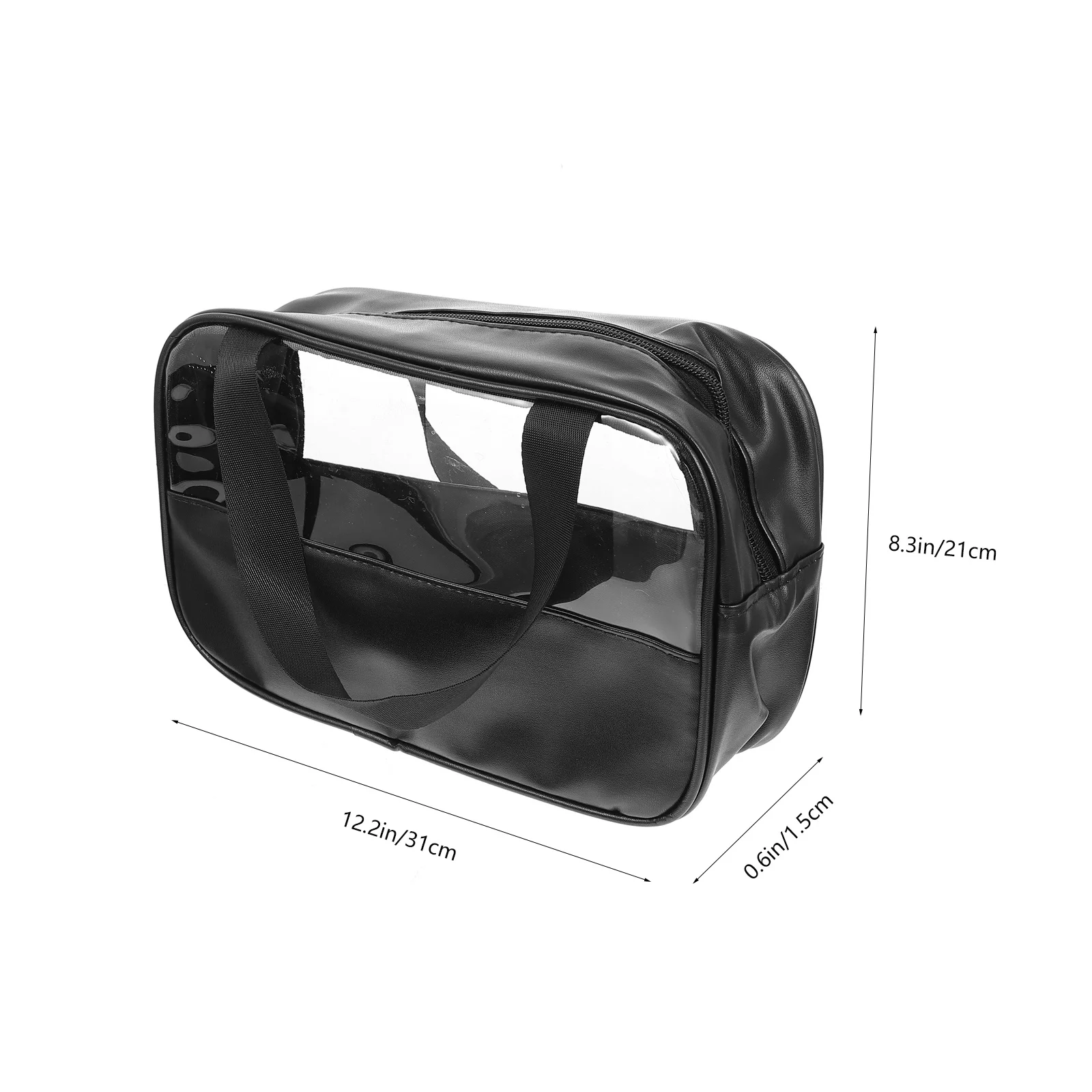 3Pcs Durable Waterproof Toiletry Bag Travel Organizer Storage Wash Bag Transparent Lightweight Practical