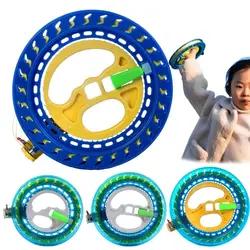 PET 16/18/20cm Kite Reel Winder Fire Wheel String Spool with 1312Feet Line Come with Lock Kite Line Winder Handle Tool