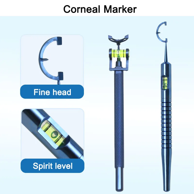 Outil de marquage ophtalmique, marqueur corneal ophtalmique, marqueur horizontal, instrument de chirurgie ophtalmique