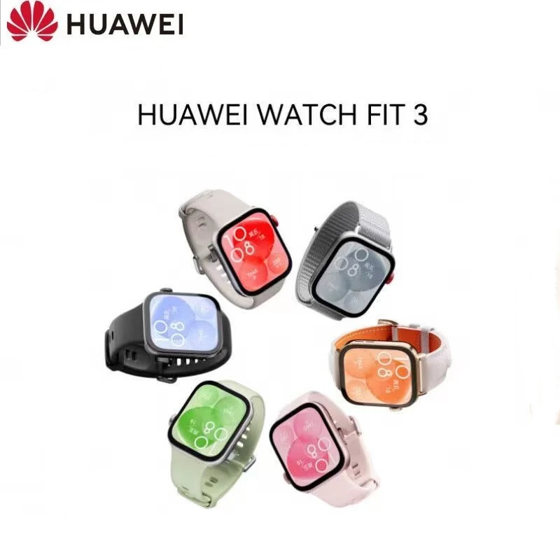 

Huawei WATCH FIT 3 sports smartwatch with Bluetooth calling, health management and NFC access, suitable for adult men and women.