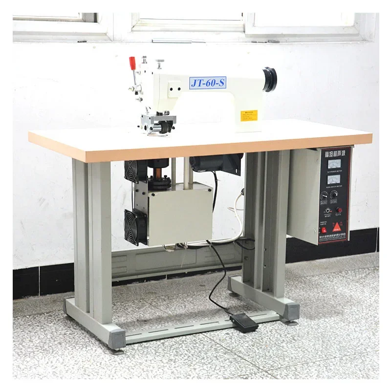 Ultrasonic Lace Sewing Machine Single Head Motor 220V Household Industrial Manual Tool for Sewing Clothes Handkerchiefs Curtains