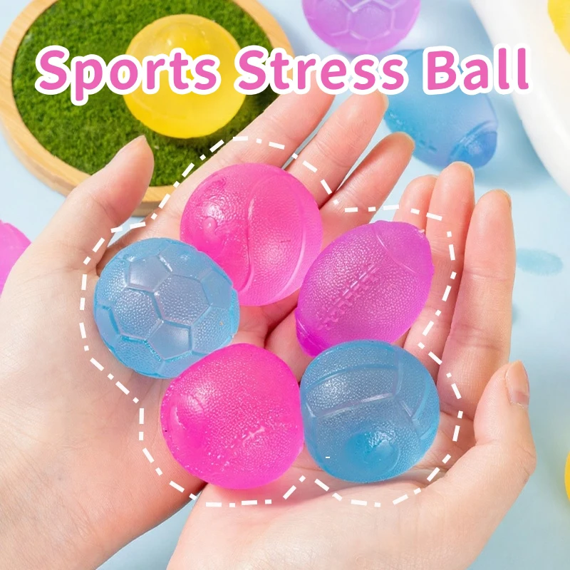 الرجبي كرة القدم اسفنجي الإجهاد ألعاب كروية ضغط كرات السكر القلق الإغاثة الحسية تململ لعبة للأطفال حفلة لصالح حقيبة جودي #1