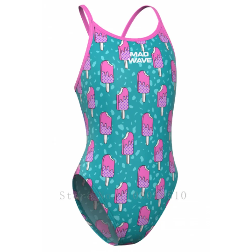 

Women Sports Swimsuit Sexy Back One-piece Swimsuit Racerback Functional Training Swimsuit Bodysuit Water Team Swimming