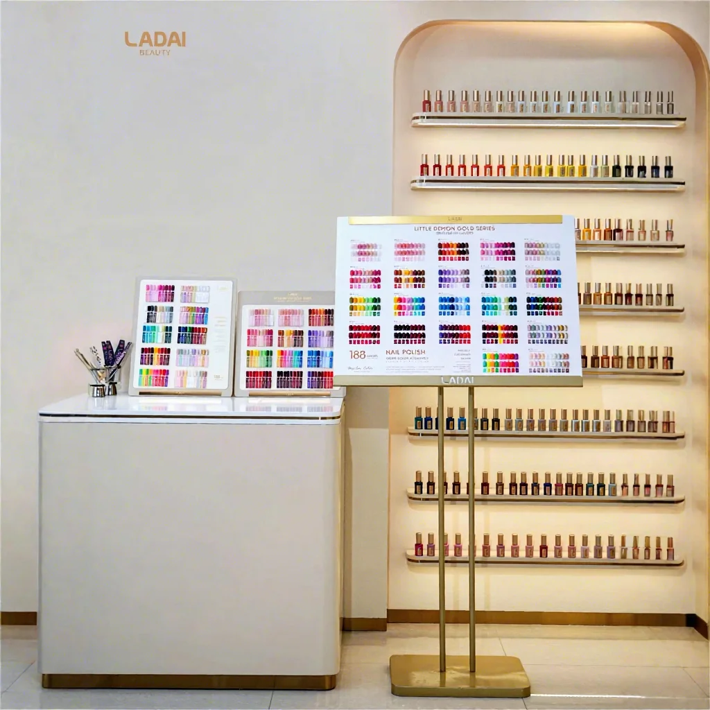 LADAI New Trend OEM/ODM Wholesale Nail Supplies 188 Colors Gel Polish Set Highpigment Longlasting Resin UV Gel Nail Polish Set