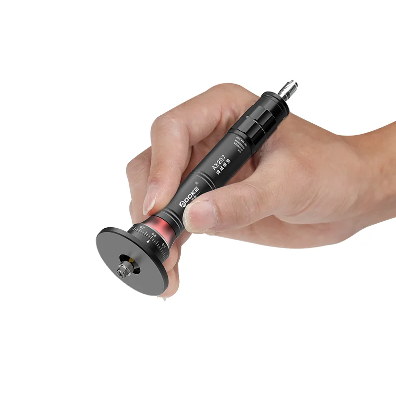 AOCKE AX207 Mini Pneumatic Woodworking Boundary Sanding Deburring Trimming Machine Machine Metal Deburring Chamfer Tool