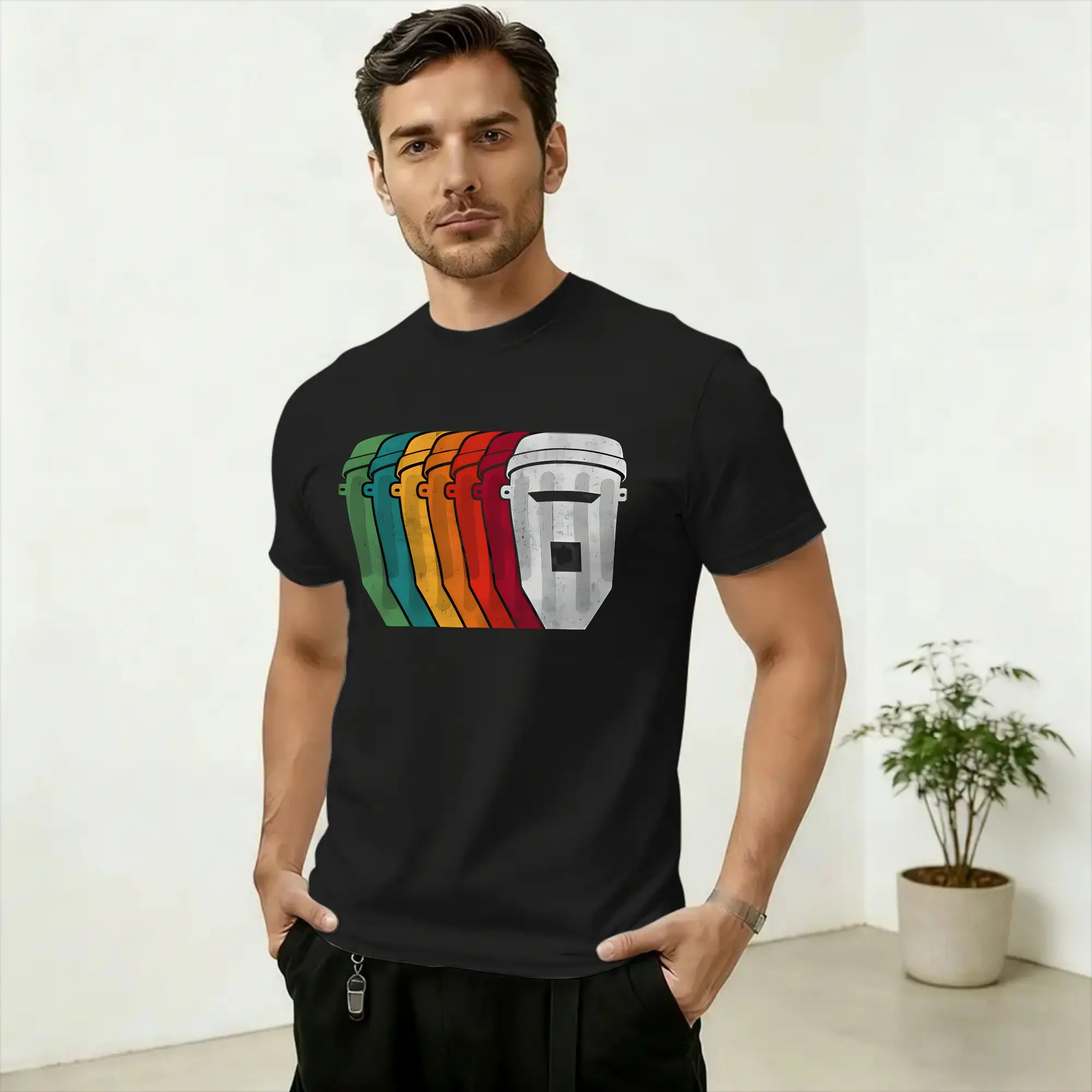 Men T-Shirt Count Binface Sigma IX Vintage 100% Cotton Tee Shirt Short Sleeve  T Shirt Round Neck Clothes Printing