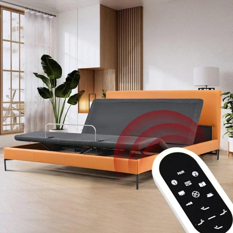 Multifunctional bed frame, zero gravity adjustable electric bed