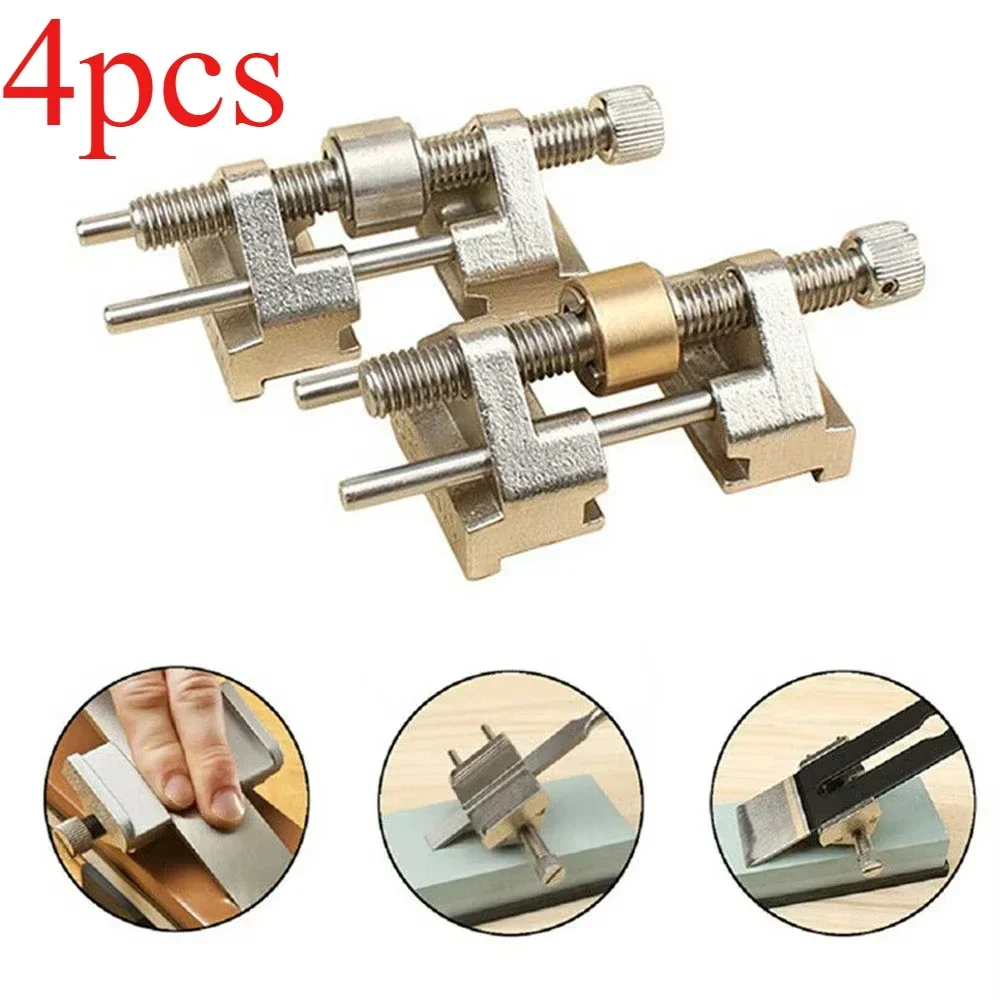 4pcs/set  Accessories Honing Guide Jig Tools 82x55x40mm For Sharpening Wood