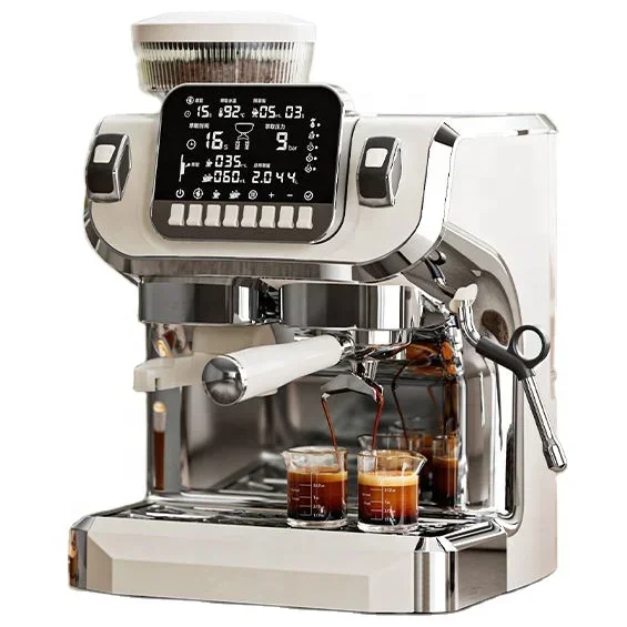 YYHC- Coffee Maker 15 Bar Touch Screen Cappuccino Automatic Coffee Machine with Grinder