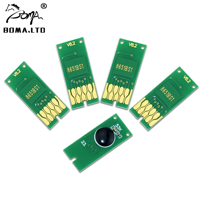 Imagem -02 - Ltd-chip de Cartucho de Tinta para Epson Wf-m5690 M5190 M5191 M5193 M5693 Wf-m5690dwf Wf-m5190dw Wf-m5191 Wf-m5193 Wf-m5693 T8651 Boma.