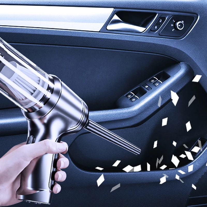 TICARVE 6000Pa Wireless Car Vacuum Cleaner Air Duster 2 In 1 Handheld Home Car Dual Use Appliance Air Blower Duster Dust Blowing