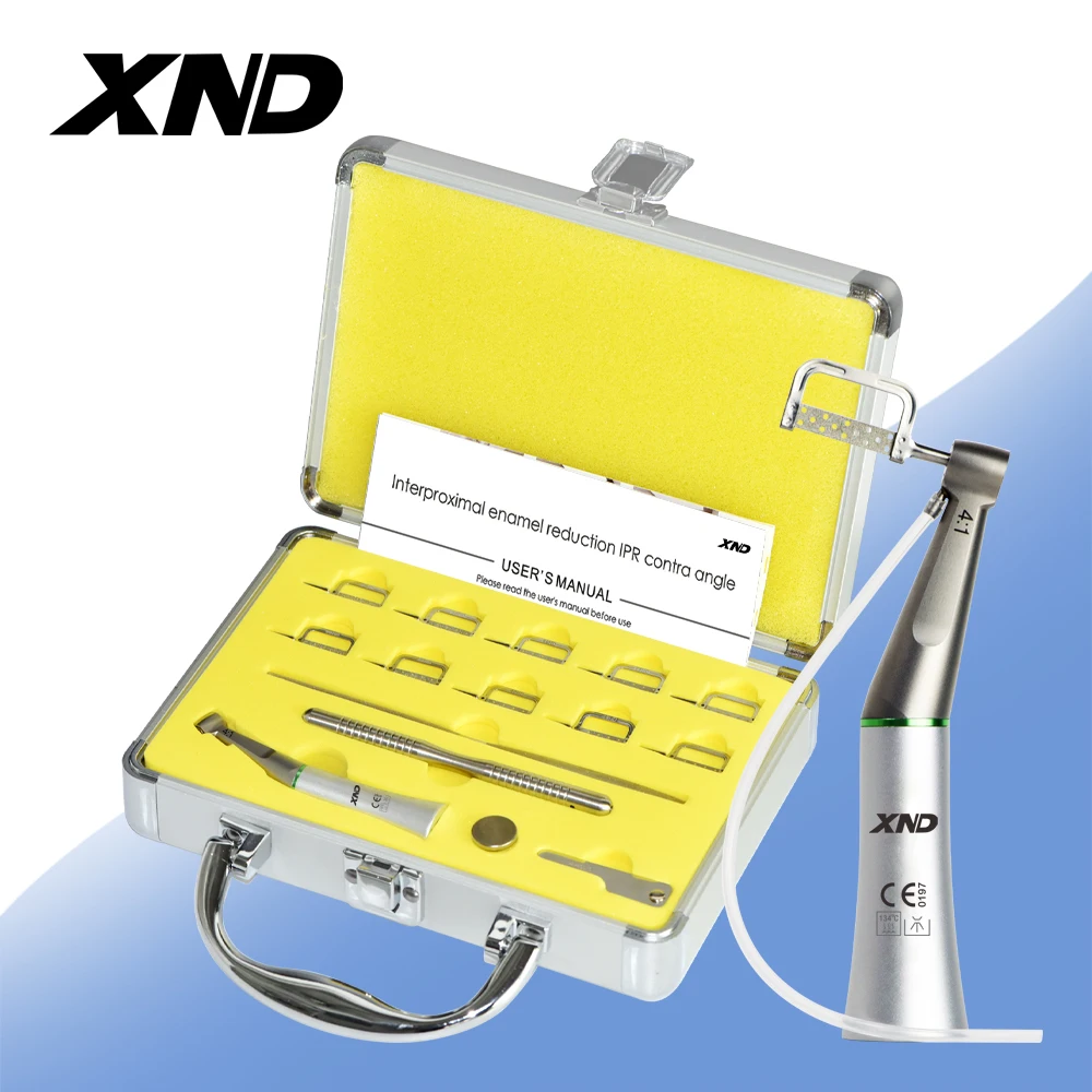 XND Dental Orthodontic Interproximal Enamel Reduction Reciprocating IPR System Stripping 4:1 Contra Angle Almighty Orthodontic