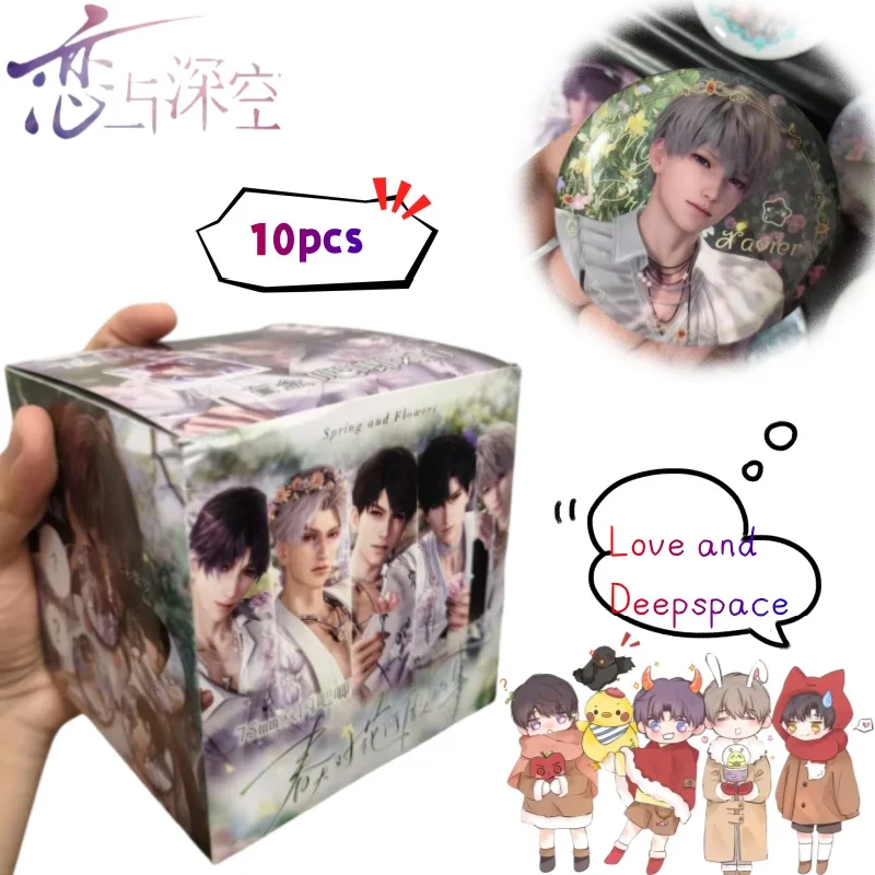 

Love and Deepspace Sylus Rafayel Aster Zayne Caleb peripheral barf blind box creative high value cartoon character pattern badge