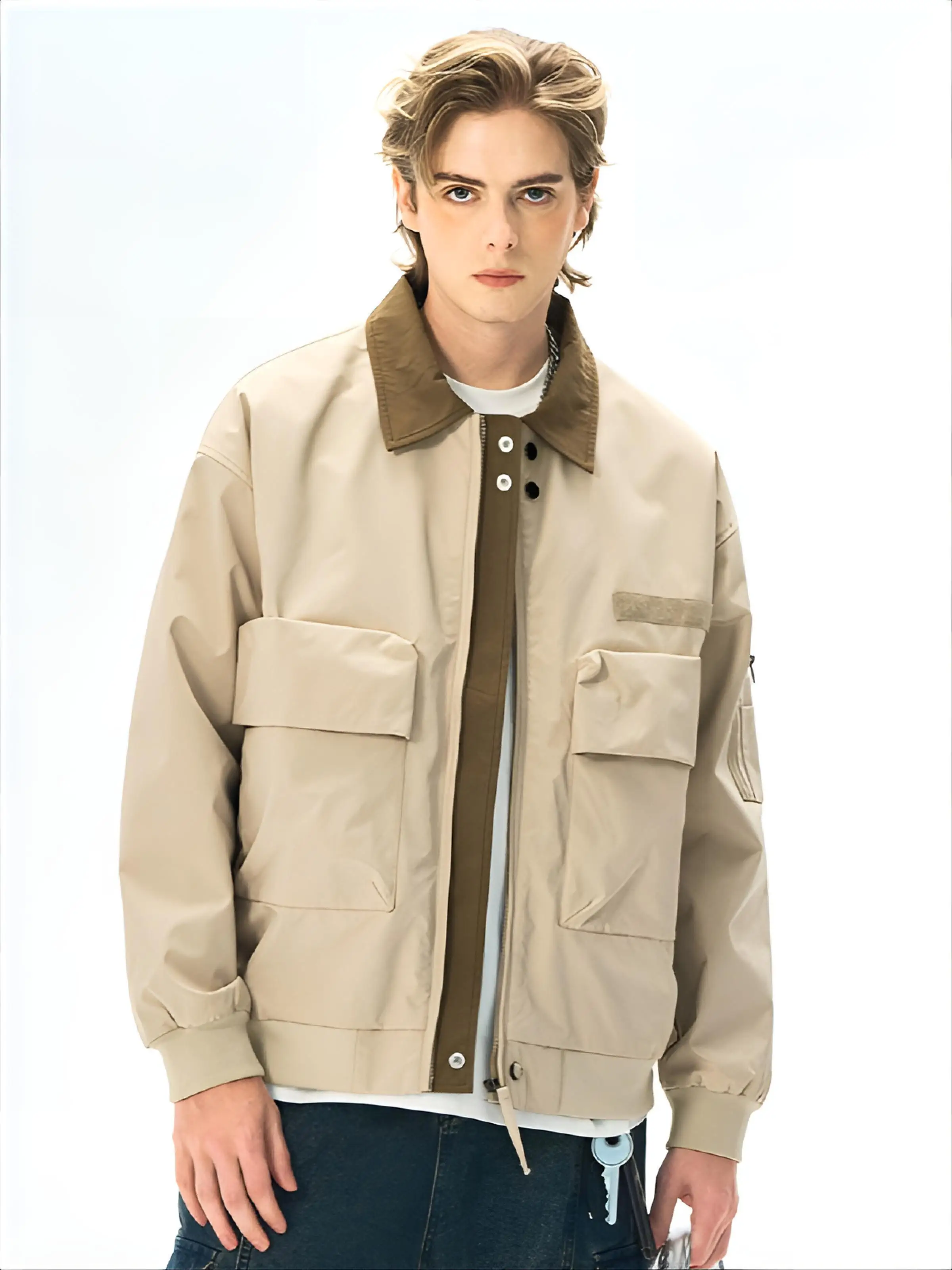 

Мужская куртка-пальто: высокое качество, городской стиль, для уличной жизни, развлечений и ночных мероприятий, модный оригинальный классический дизайн для мужчин