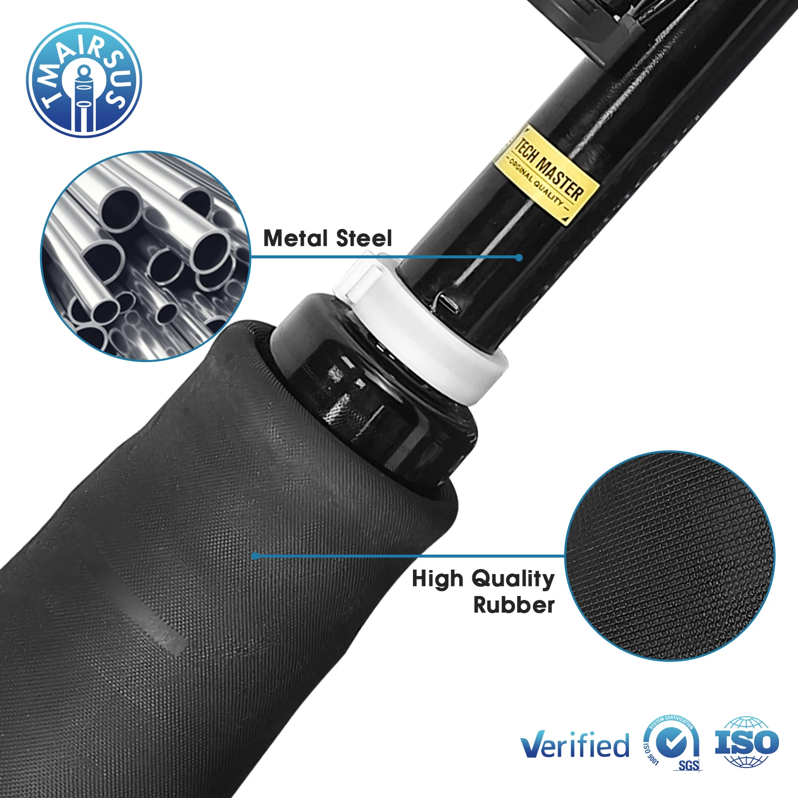 Amortiguador de suspensión neumática delantera de repuestos para automóviles con ADS 1643206013 1643205813 para mercedes-benz W164/ML X164 GL