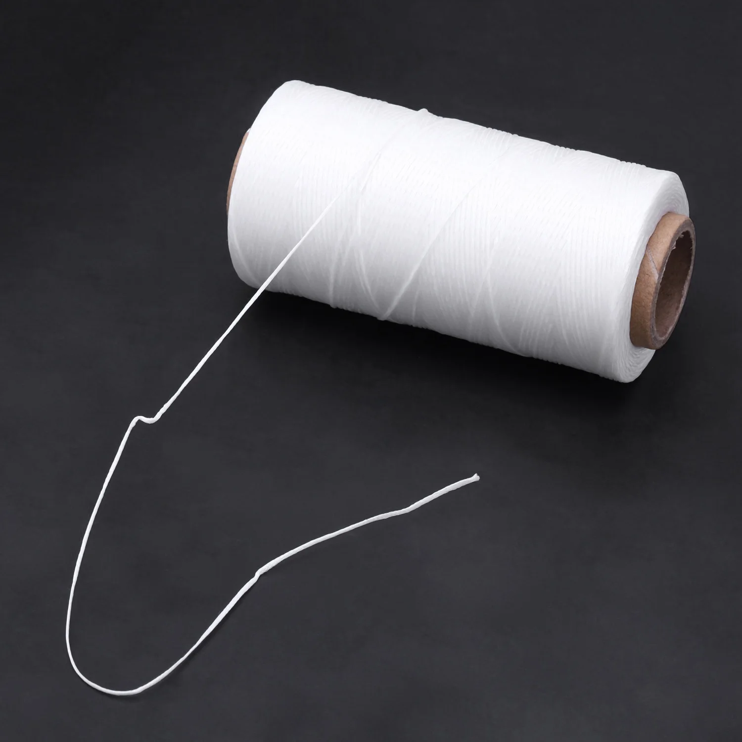 

B28C-13 Pcs Accessories: 1 Roll Leather Sewing Waxed Wax Thread Hand Needle Cord & 12 Pcs Grinding Head Nail Art Drill Bits