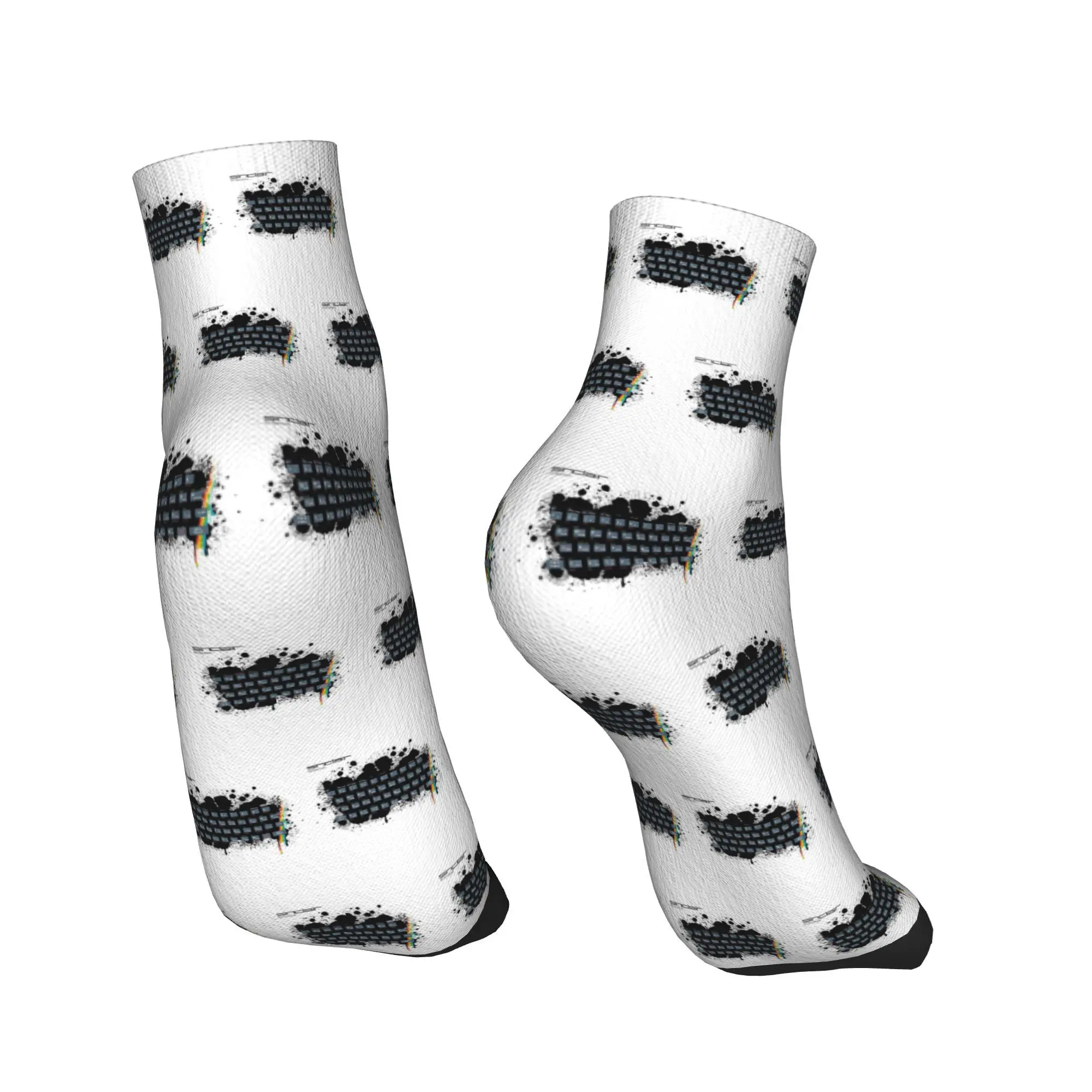 All Seasons Retro Gaming Art  - ZX Spectrum Socks Harajuku  Sport Middle Tube Socks Soft Casual Stockings for Men Women