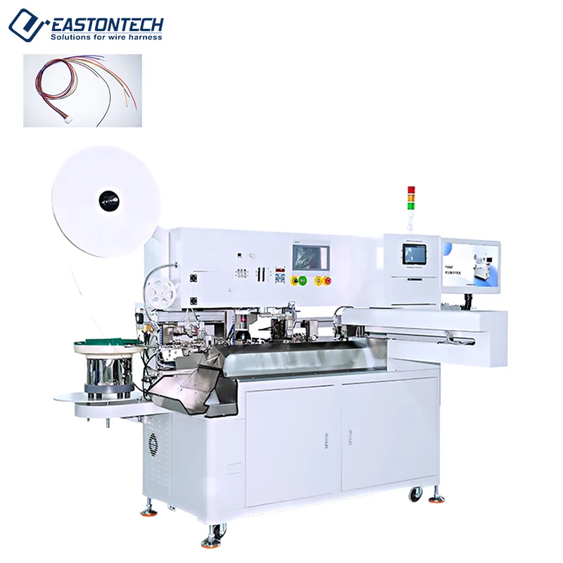 

AWG16-AWG28 Wire Fully Automatic Cable EW-9505 Housing Connector Assembly Machine