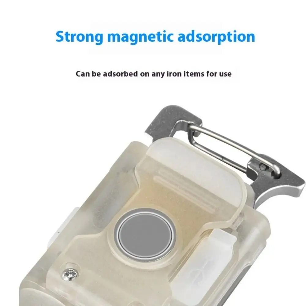 

Portable Multi-functional EDC Flashlight Waterproof Rechargeable Cap Clip Lamp Type-C Pocket Lamp Camping