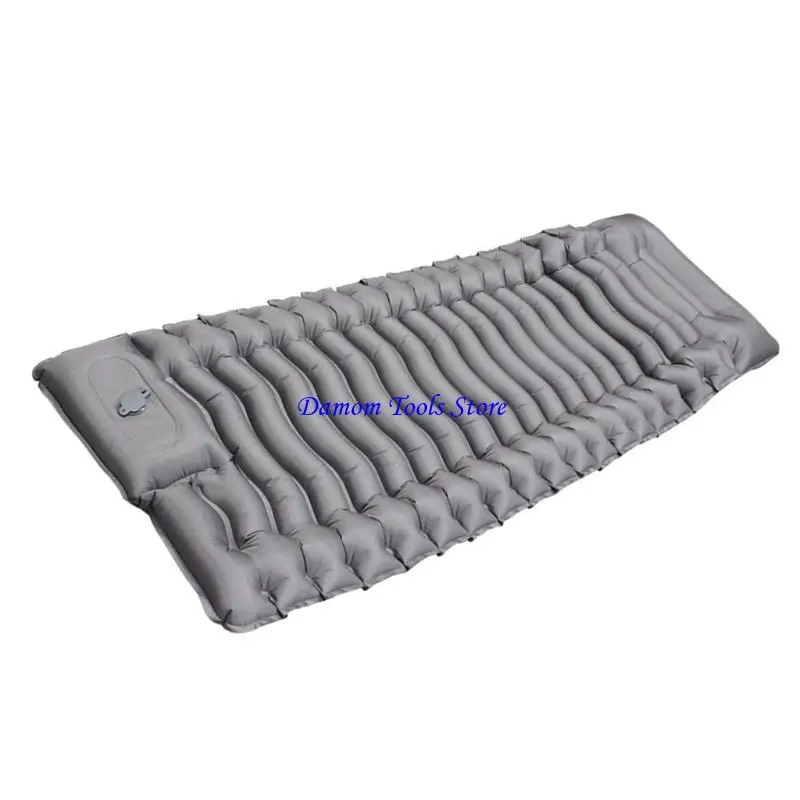 57BE Comfortable Inflatable TPU Air Bed Mattress For Tent Camping Trip Backpacking Hiking Feature Easy Foot Pump Inflation