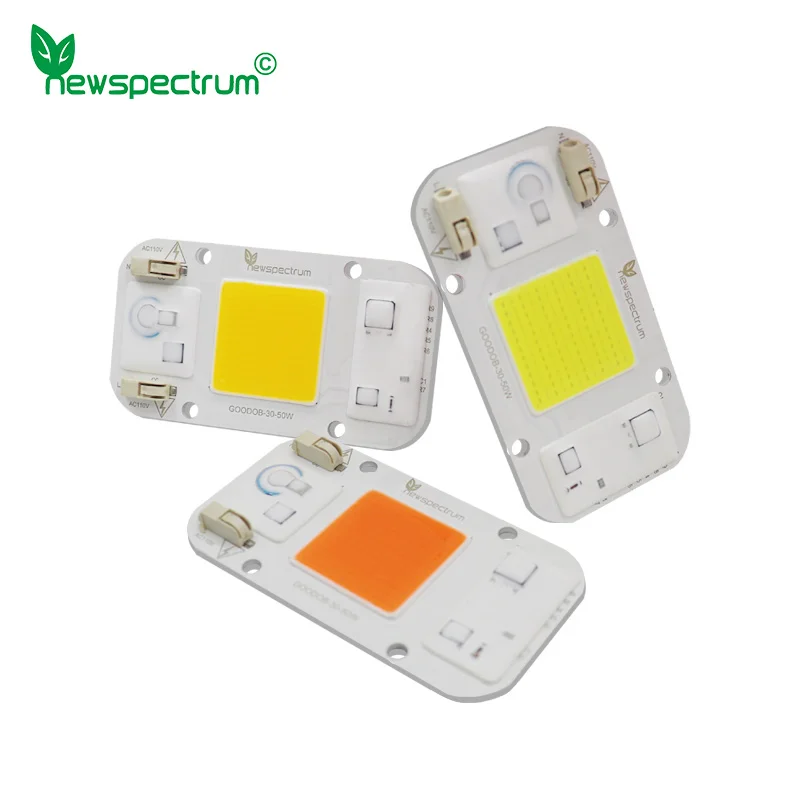 Solderless Connect AC110V LED DOB Chip COB 50W Smart IC NO Driver Lamp Beads for Outdoor Indoor DIY Light Floodlight Spotlight