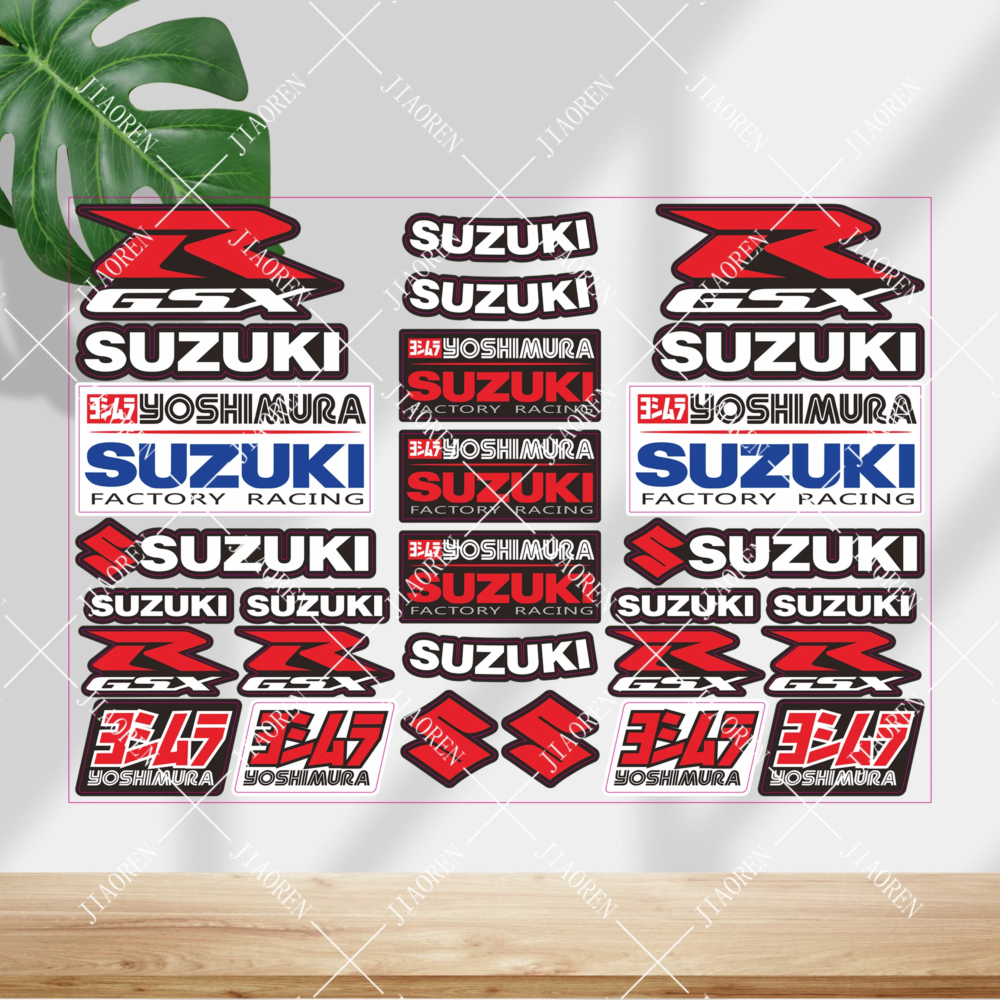 

Reflective Suzuki Stickers Motorcycle Decals Gsxr 750 600 1000