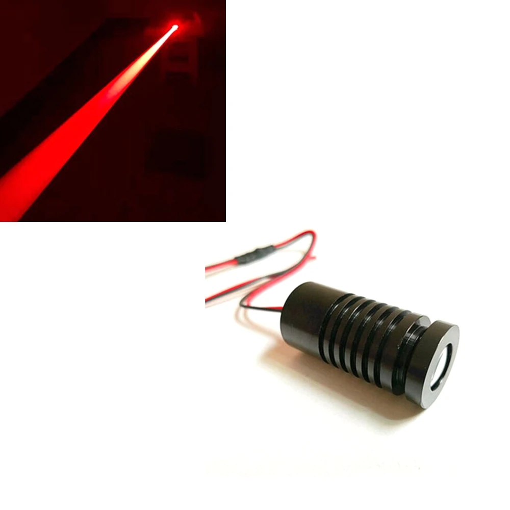 Thô Chùm Tia 650nm 200Mw Laser Đỏ Module Chấm Bi 24.5Mm X 51.5Mm