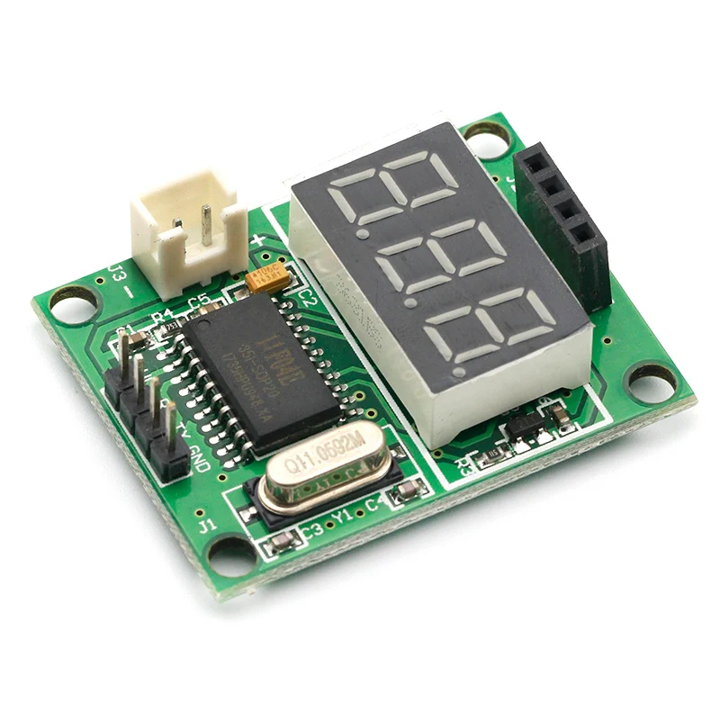 HC-SR04 Ultrasonic display board Ultrasonic ranging module Display board STC microcontroller programmable download