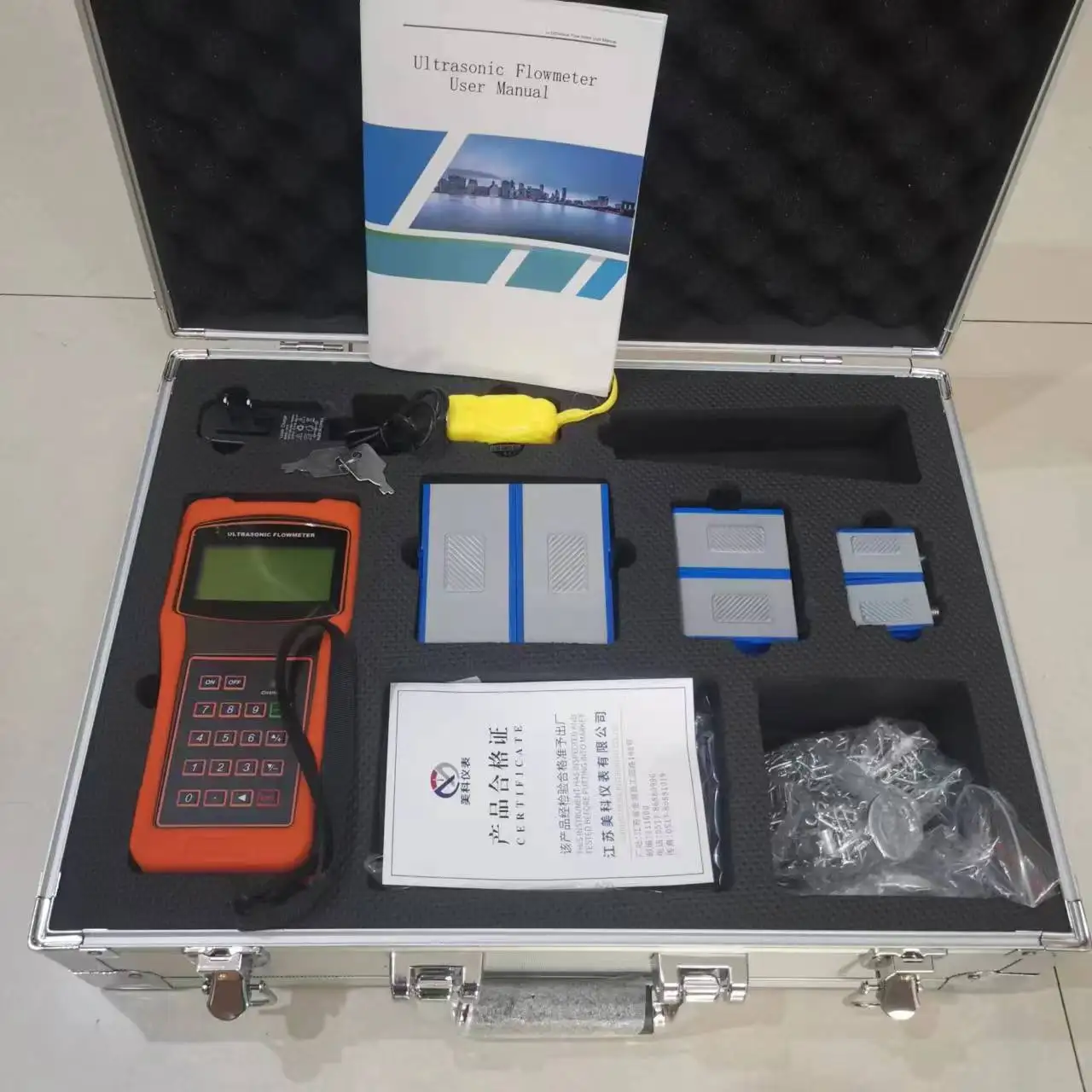 TUF-2000H Digital Ultrasonic Flow Meter TS-2 TM-1 TL-1 Transducer Optional High Accuracy Measuring Range DN15-6000mm FlowMeter