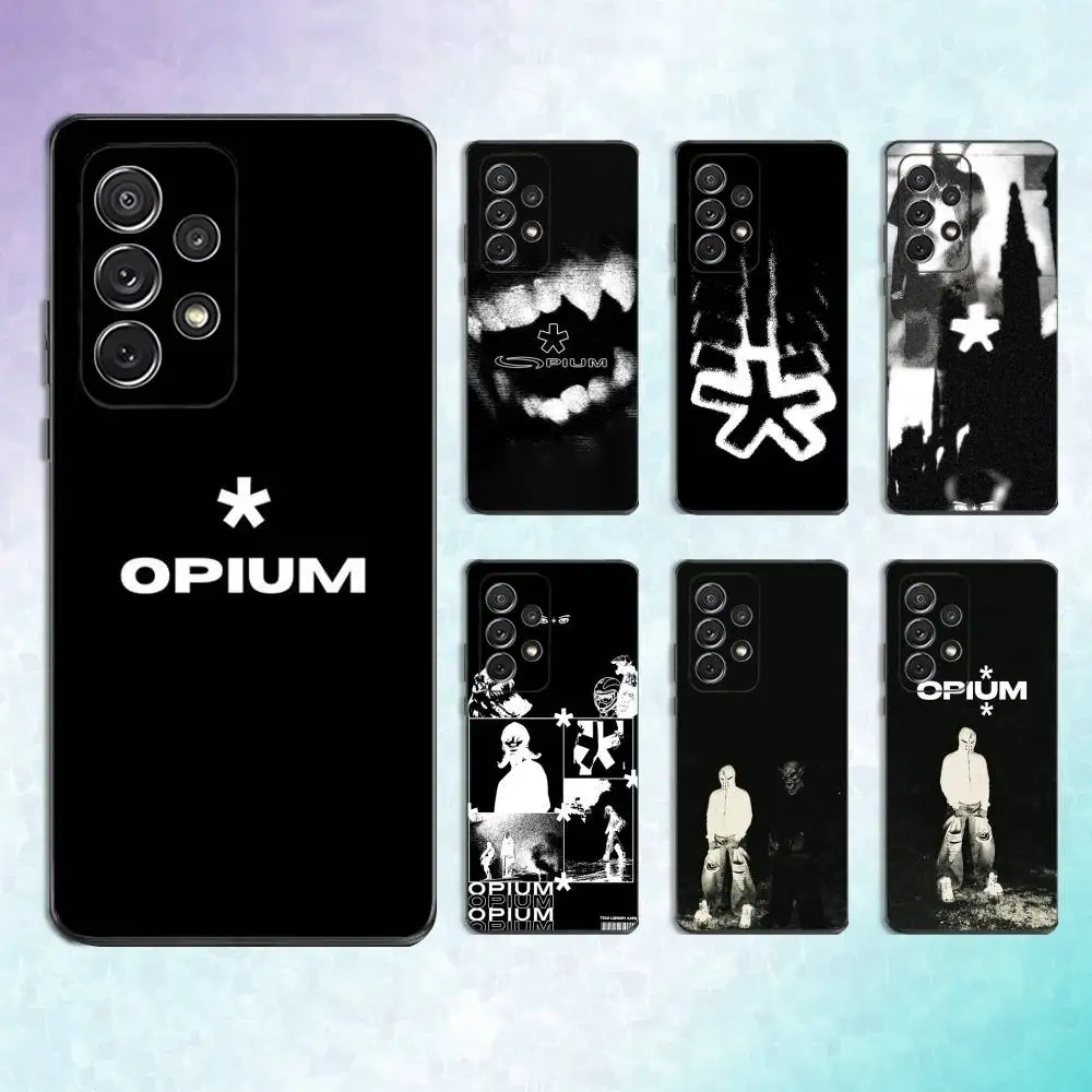

Rap O-Opium-ES Band Phone Case For Samsung S25,S24,S23,S22,S21,S20,S10,Ultra,Plus,Lite,FE,Soft Silicone Black Cover