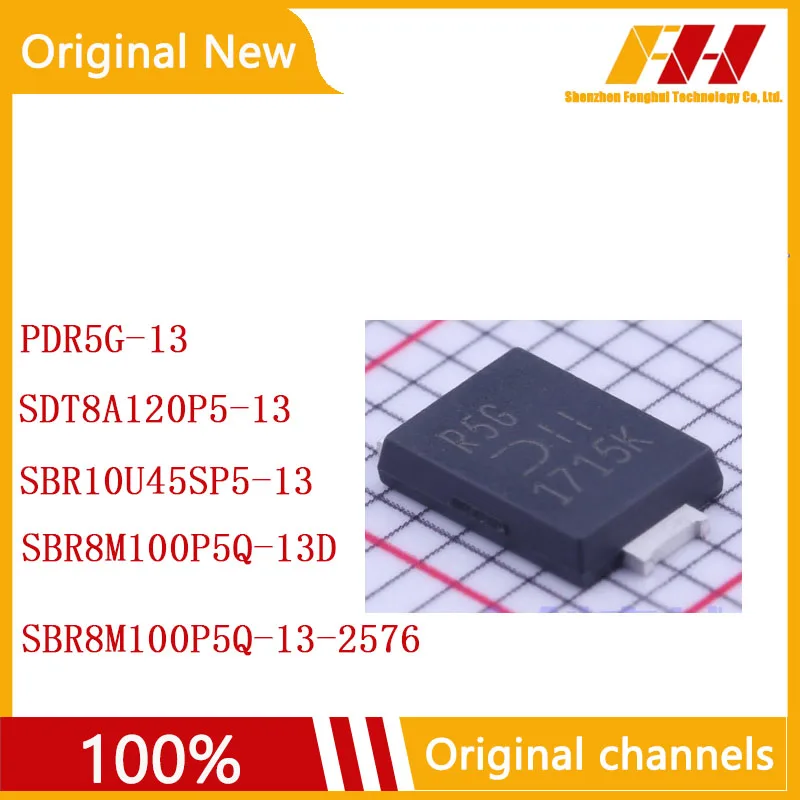 

10 PCS/LOT 100% nuovo e originale PDI5 PDR5G-13 SBR10U45SP5-13 SDT8A120P5-13 SBR8M100P5Q-13D SBR8M100P5Q-13-2576