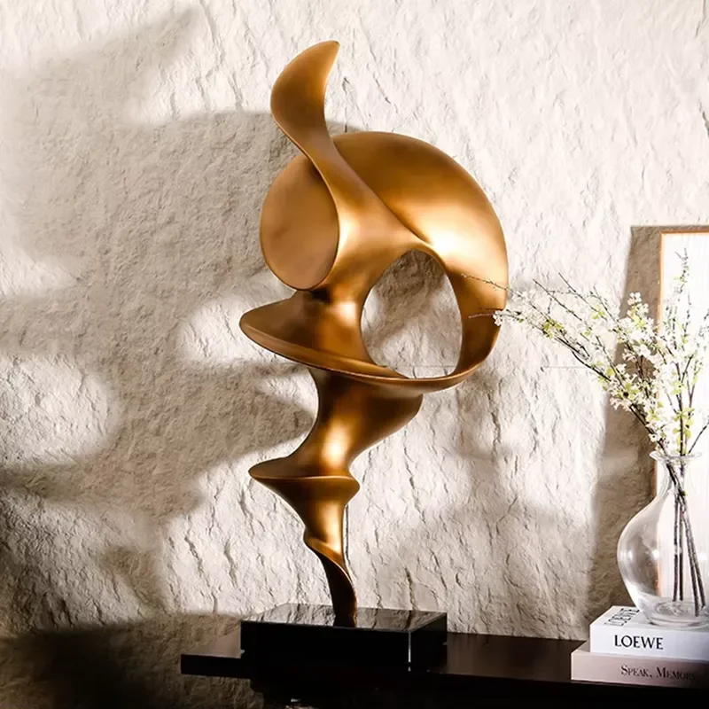 Wholesale Handmade Creative Resin Marble Art Statue Sculpture Home Office Apartment Living Room Ornament Modern Table