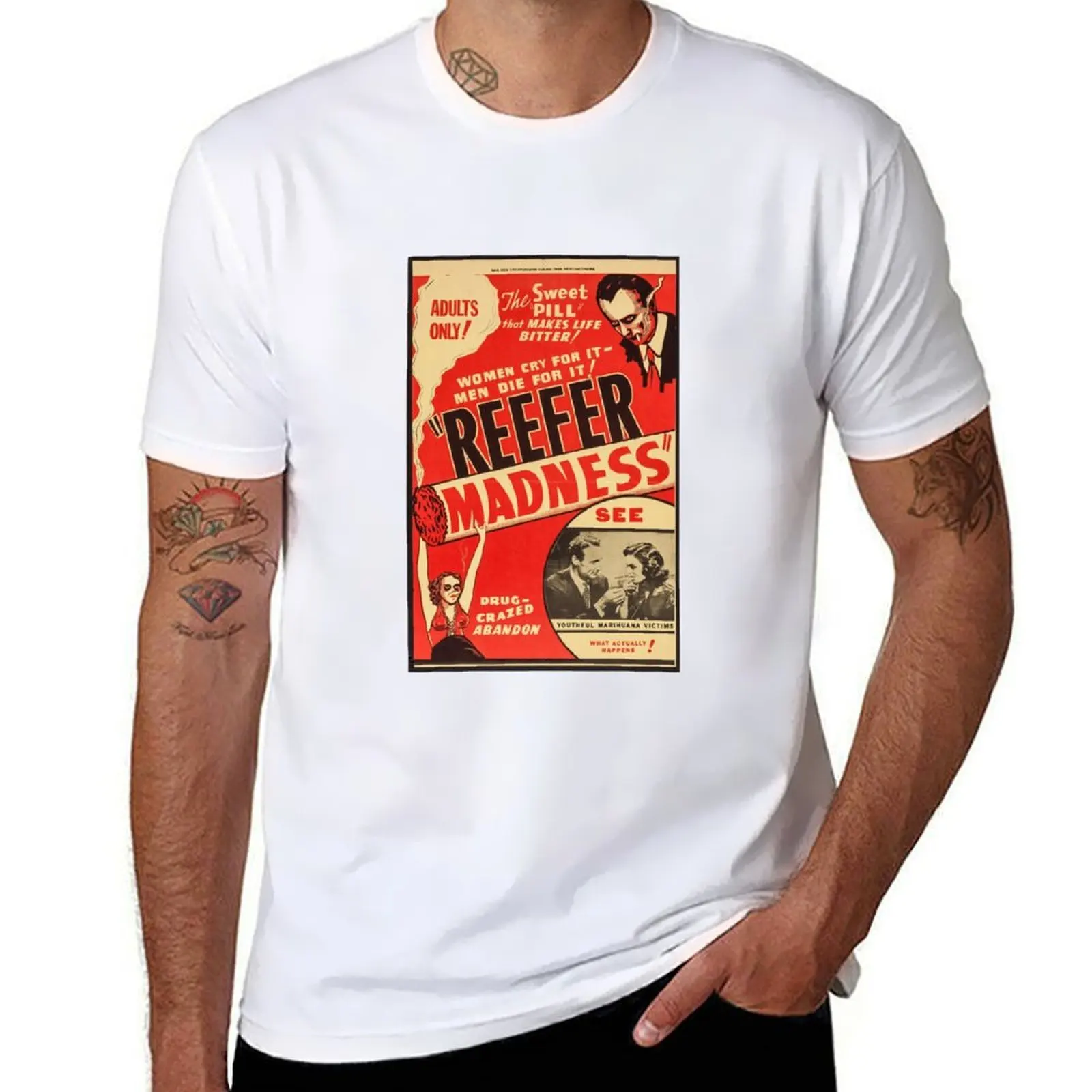 

Movie Poster Reefer Madness T-Shirt anime tshirt t shirt man plain T-Shirt