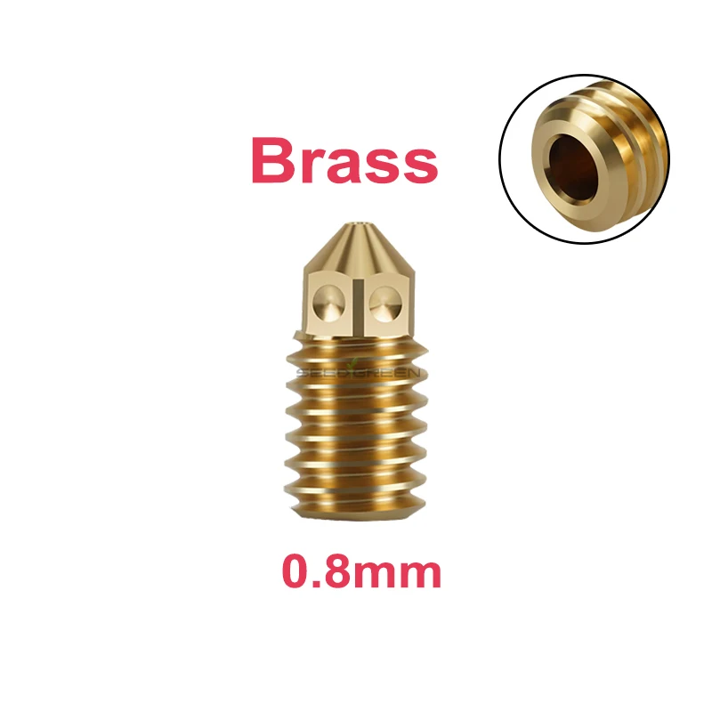 Set Di 3 Ugelli 0.4/0.6/0.8 Mm Per Anycubic Kobra 3 Max – In Acciaio Temprato, Quick Swap, Per Filamenti Tecnici Fino A 300 °C